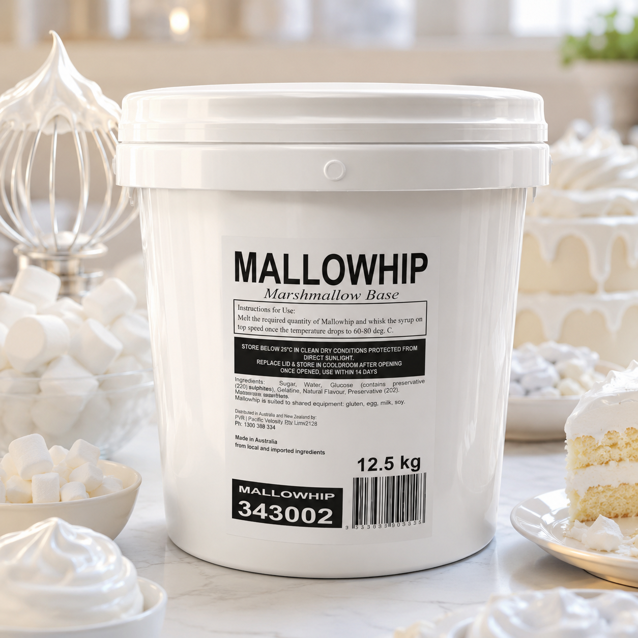 Bakels Marshmallow Whip - 12.5kg