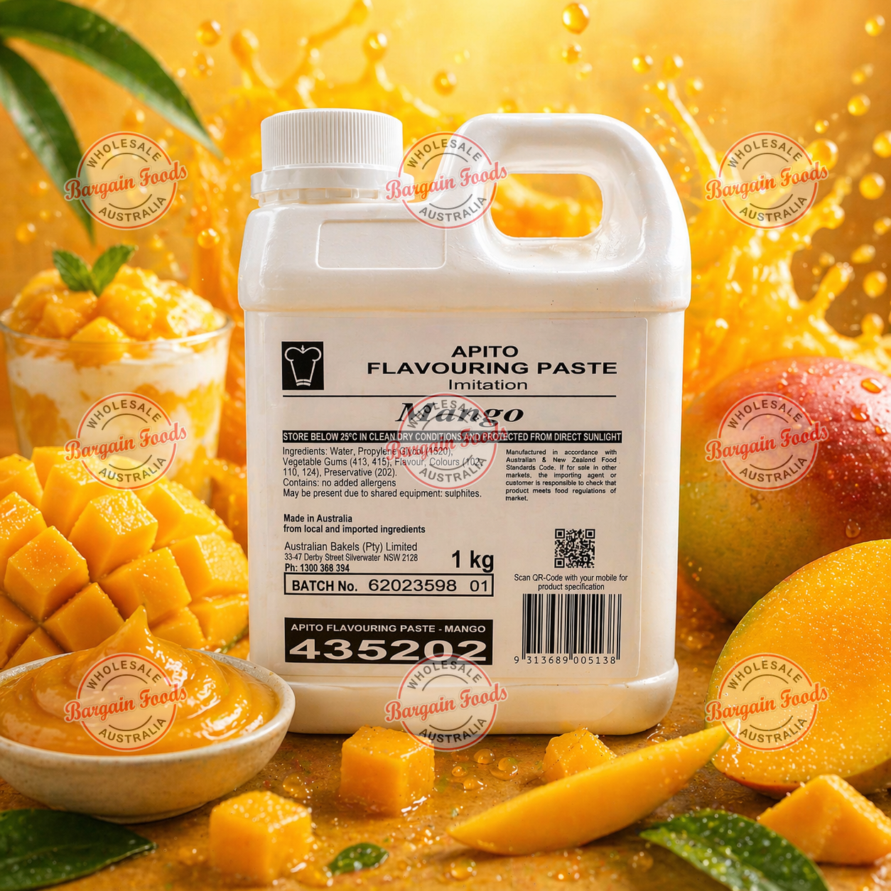 Bakels Mango Flavouring Paste - 1kg