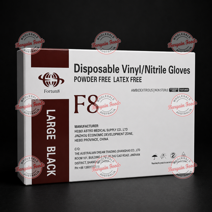 Black Nitrile Gloves Box - 10 x 100 (BULK)