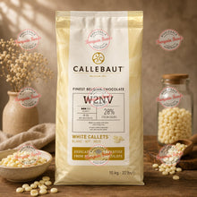 Callebaut W2NV 28% Couverture White Chocolate Melts - 10kg