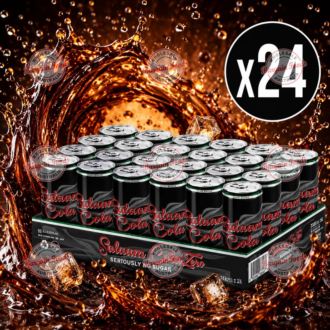 Salaam Cola Zero Drink box - 250ml x24 (BULK)