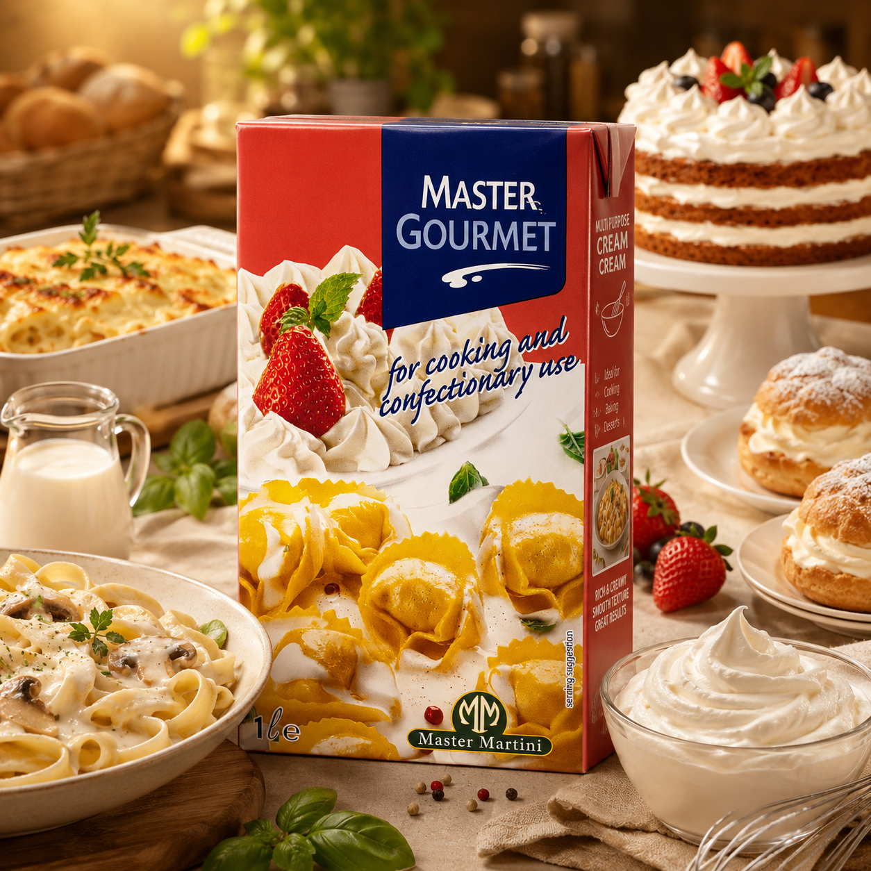 Master Martini Master Gourmet Multi Purpose Cream - 1L