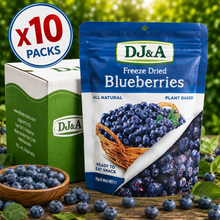 DJ&A Freeze Dried Blueberries - 25g x10 (BULK)