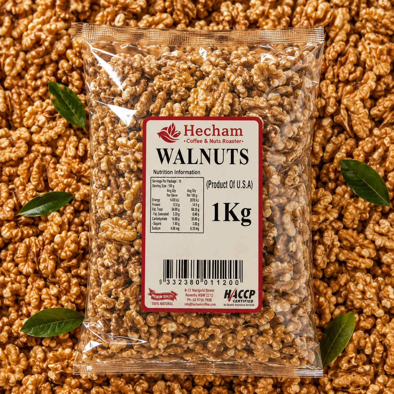 Mourads Californian Walnuts - 1kg