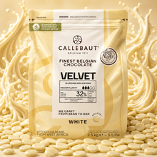 Callebaut 32% Velvet White Couverture Chocolate Melts - 2.5kg