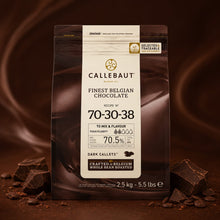 Callebaut 70-30-38 70.5% Couverture Dark Chocolate Melts - 2.5kg