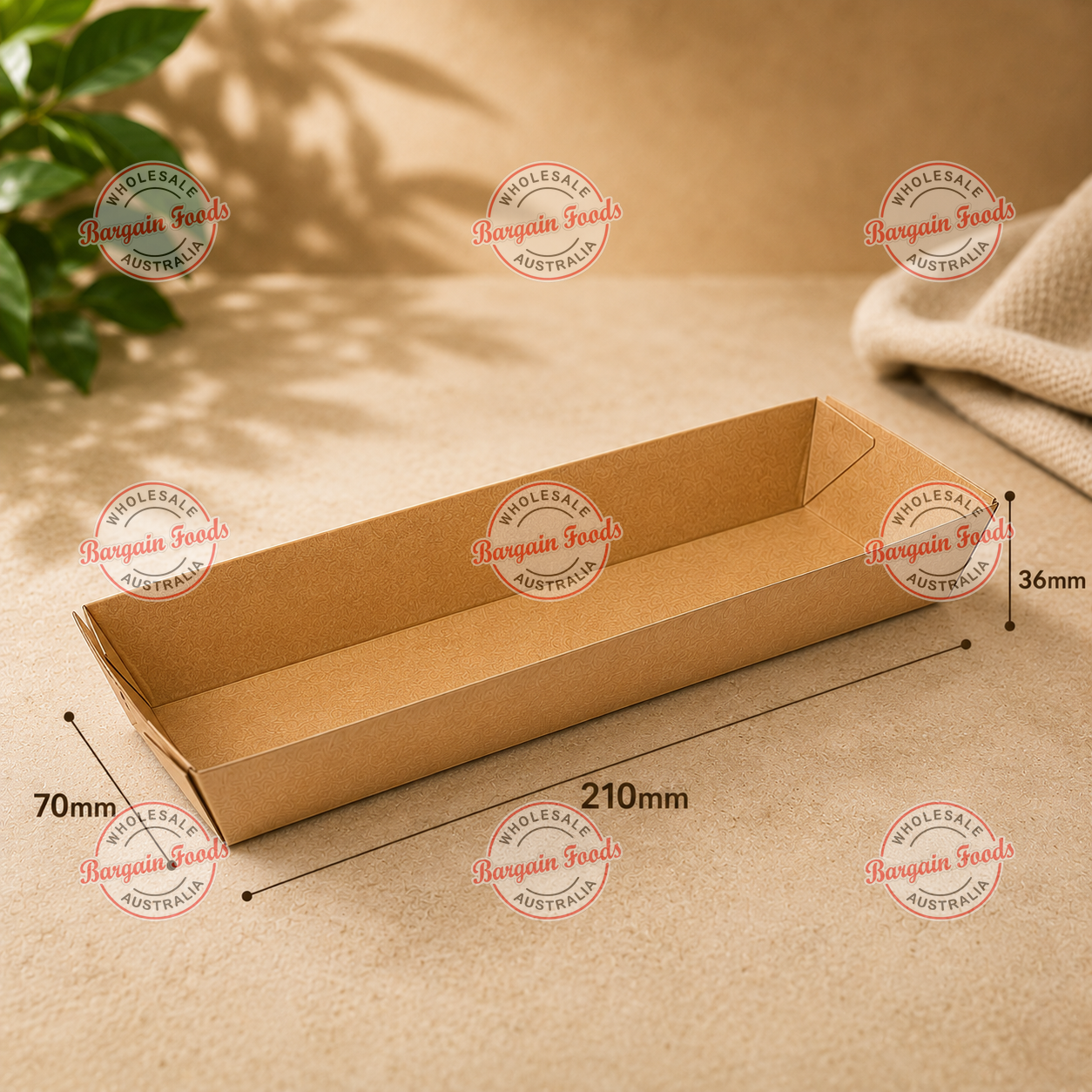 Kraft Hot Dog Tray - 600pcs (BULK)