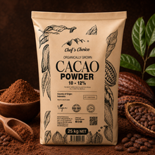 Chefs Choice Organically Grown 10-12% Cacao Powder - 25kg