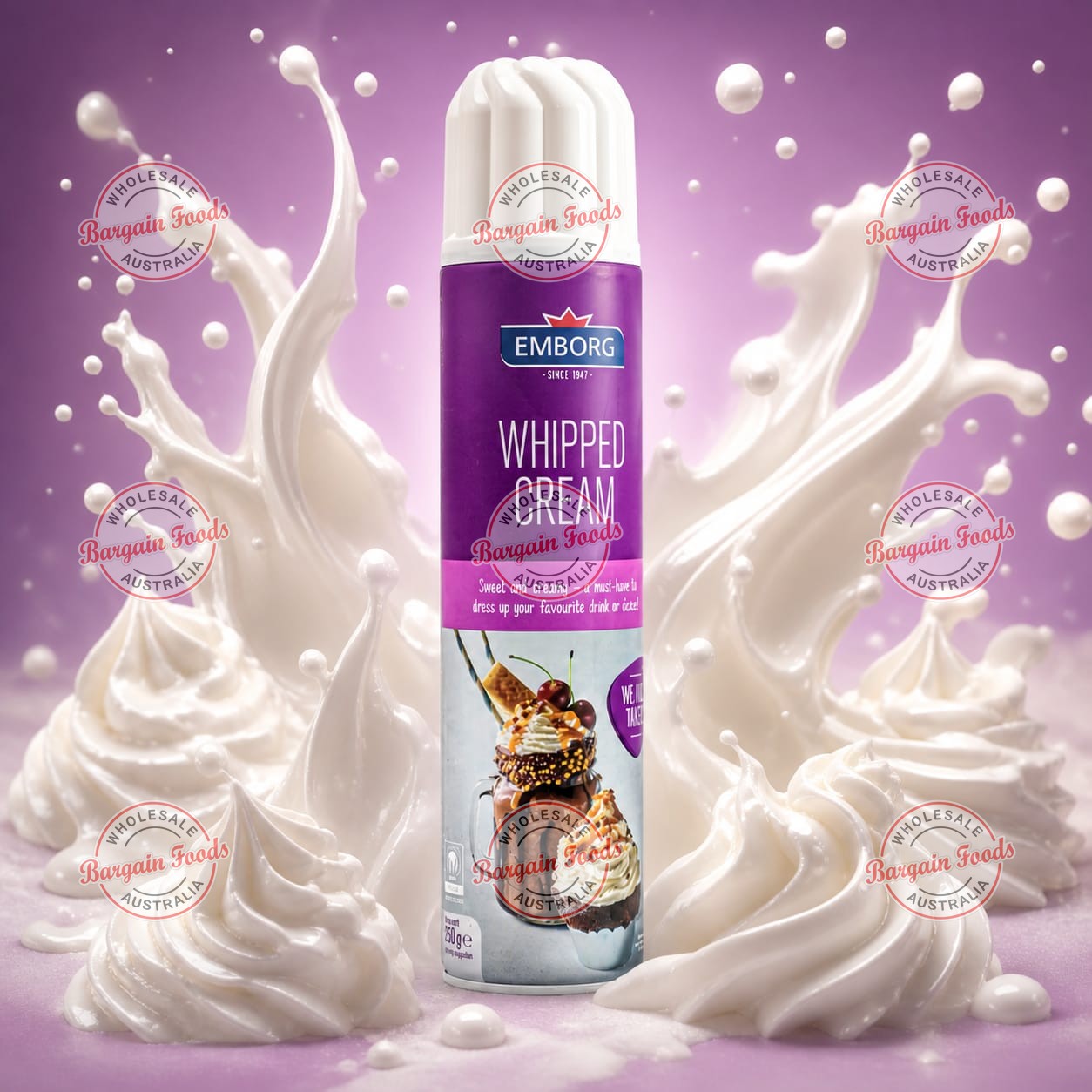 Emborg Belgium Whipped Cream - 500g