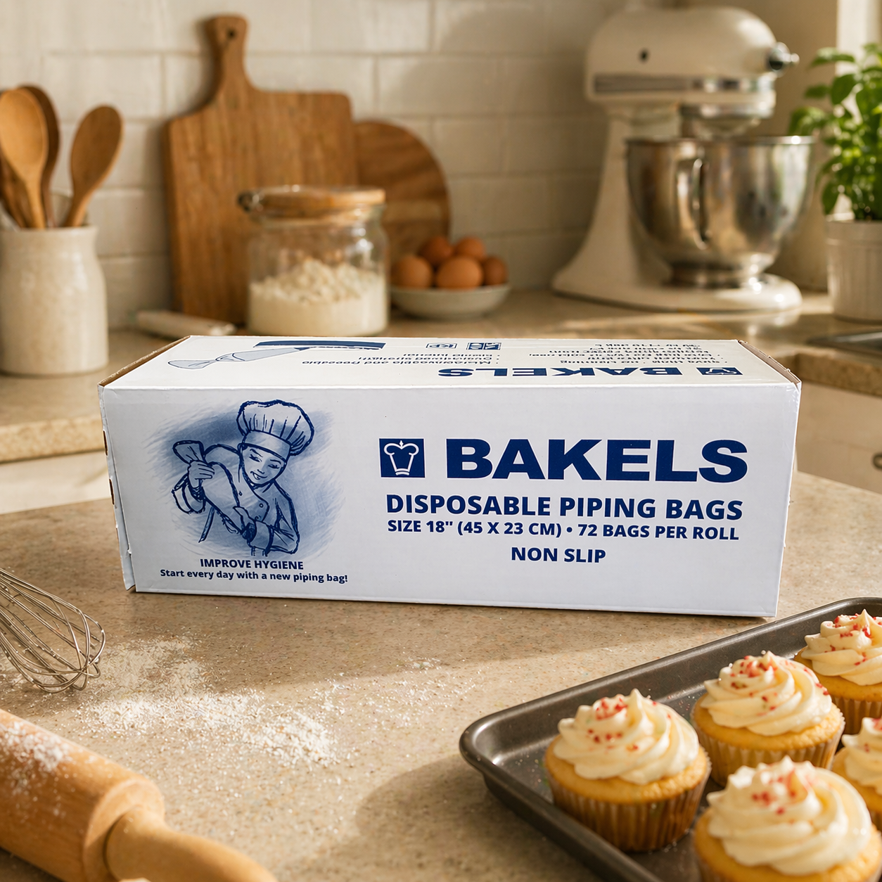 Bakels 18" Piping Bags - x72pcs