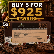 Master Martini 35% Couverture Milk Chocolate Buttons - 10kg (BUNDLE OF x5)