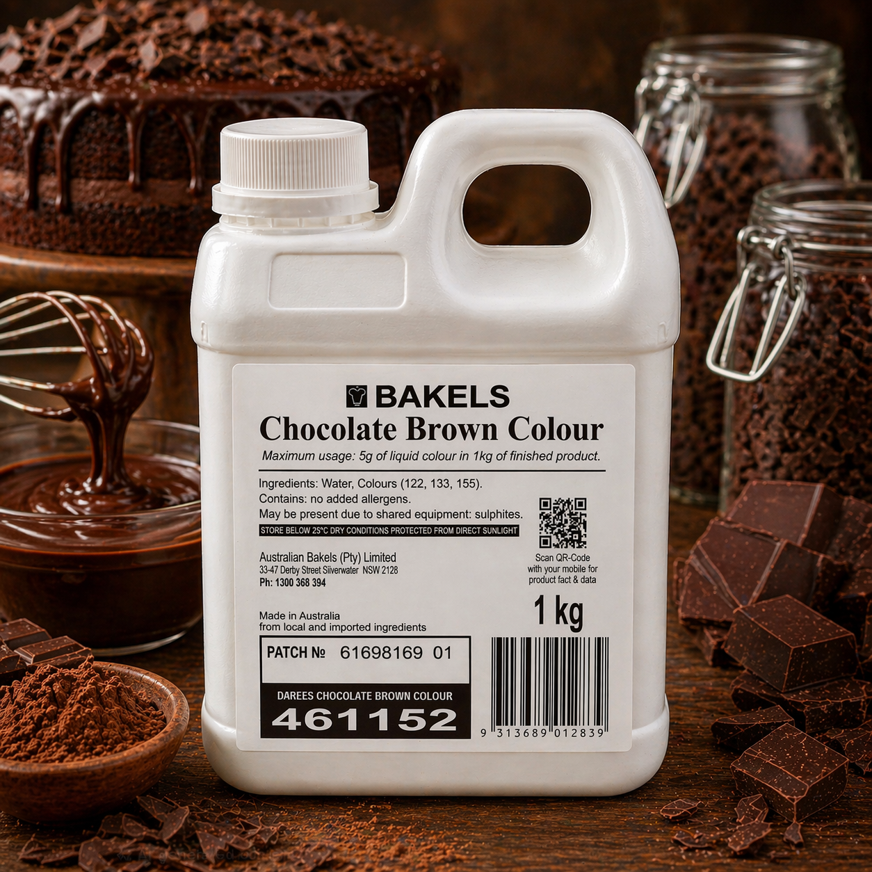 Bakels Chocolate Brown Colouring - 1kg