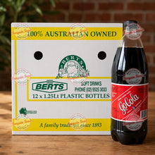 Berts Go Cola Soda Bottles 1.25L x12 (BULK)