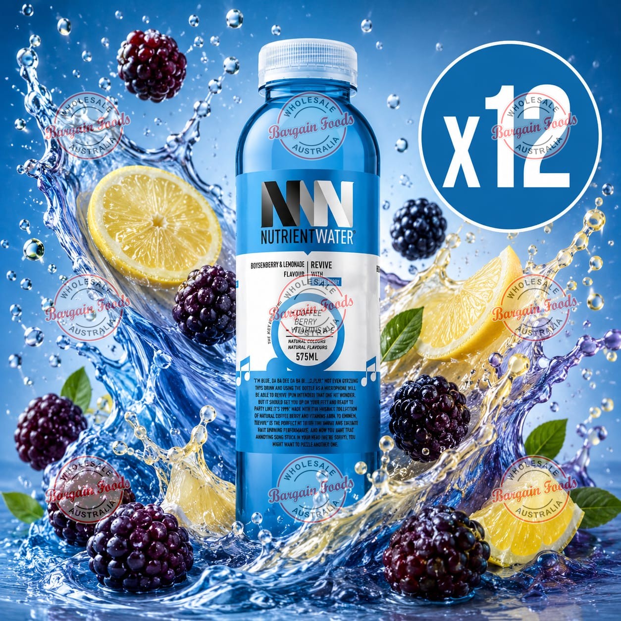 Nutrient Water - 575ml x12 (BULK)