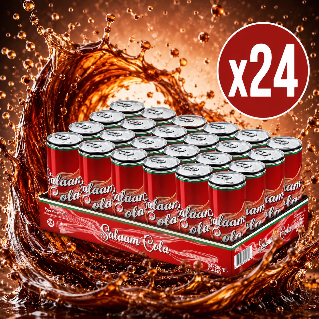 Salaam Cola Drink box - 250ml x24 (BULK)