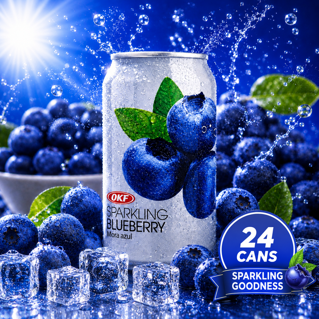 OKF Sparkling Water Drink Box - 350ml x24 (BULK)