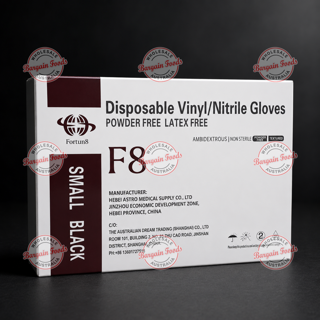 Black Nitrile Gloves Box - 10 x 100 (BULK)