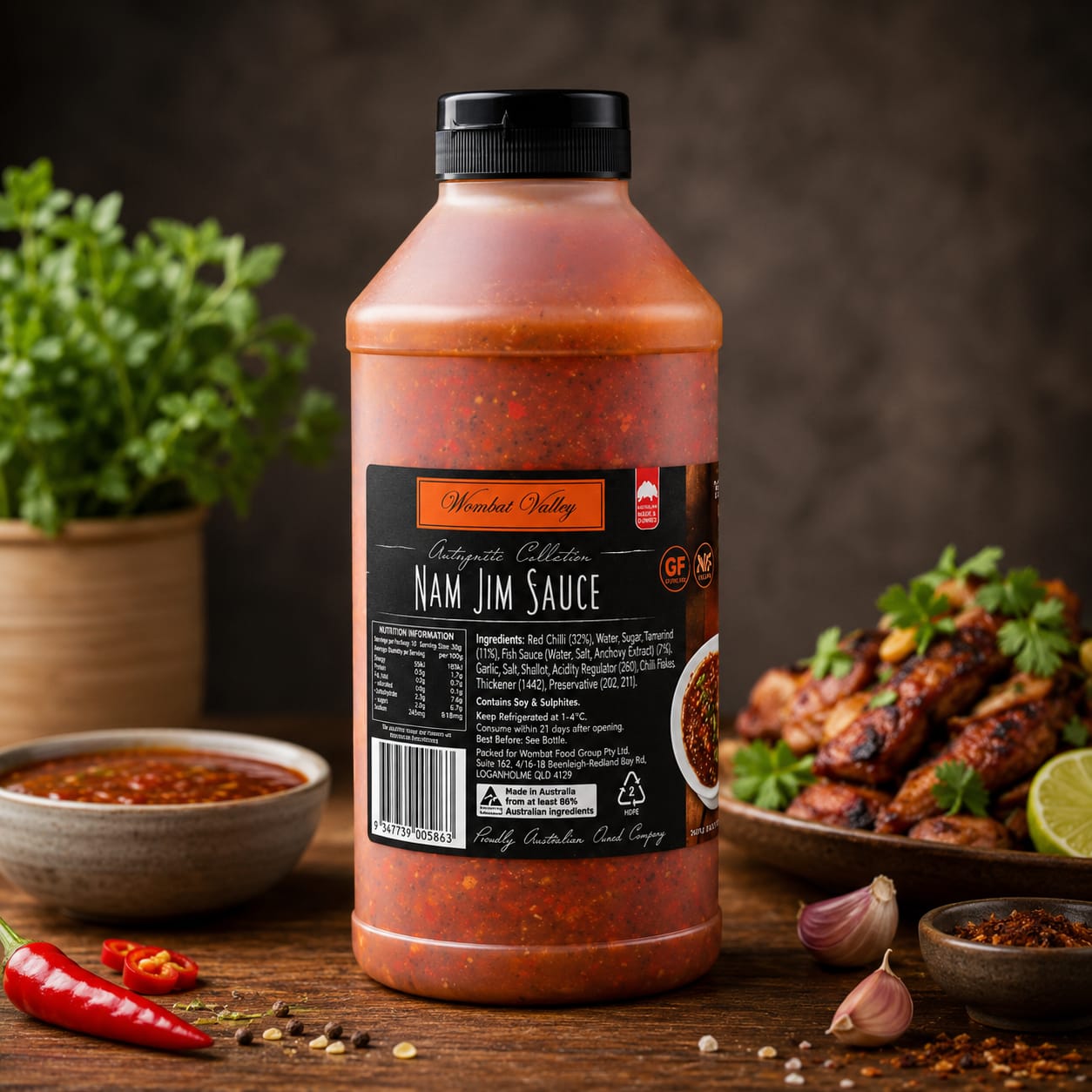 Wombat Valley Nam Jim Sauce - 1kg