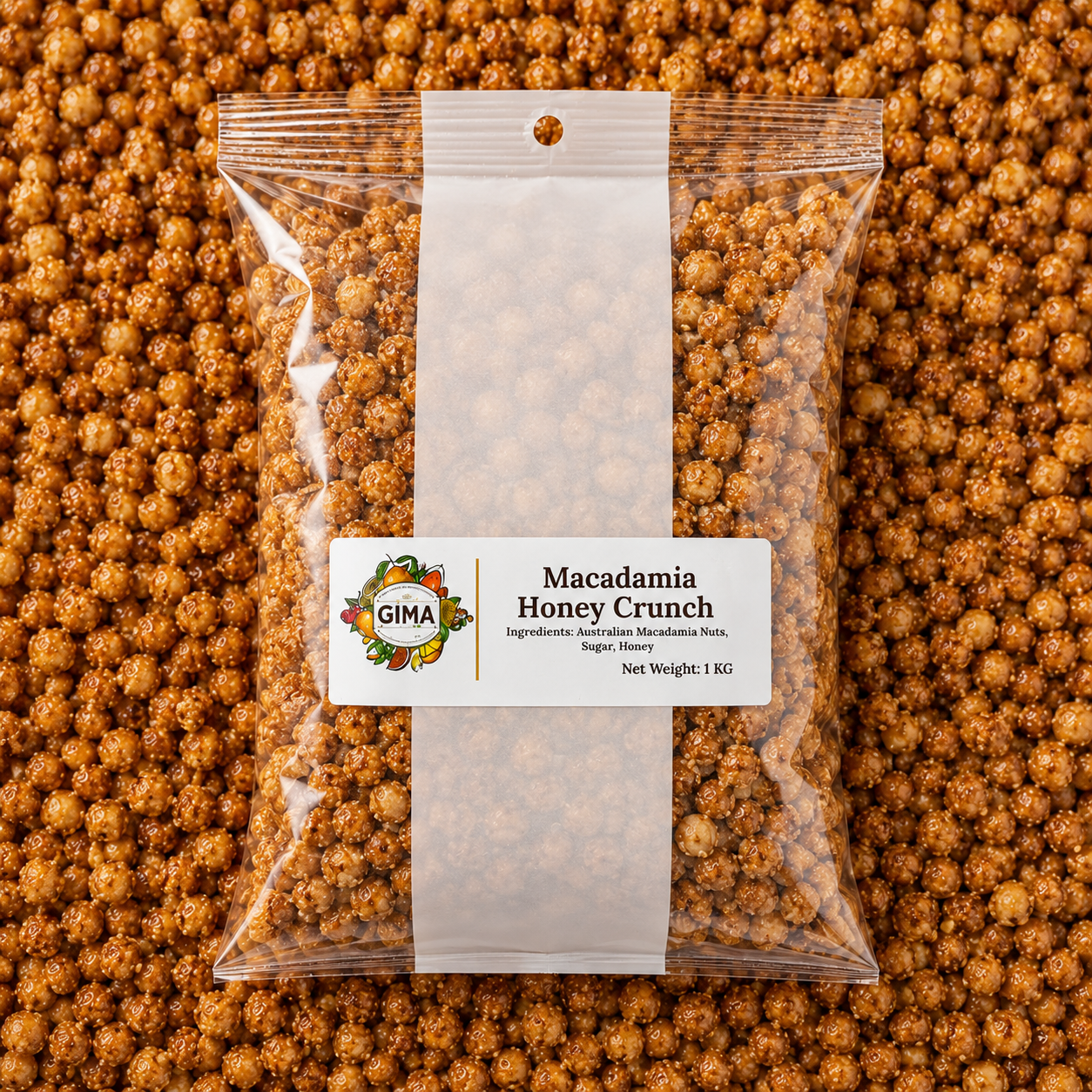 Gima Honey Roasted Macadamia Crunch - 1kg