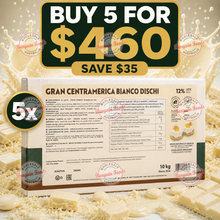 Master Martini Gran Centramerica Compound White Chocolate Buttons - 10kg (BULK BUNDLE OF  x5)