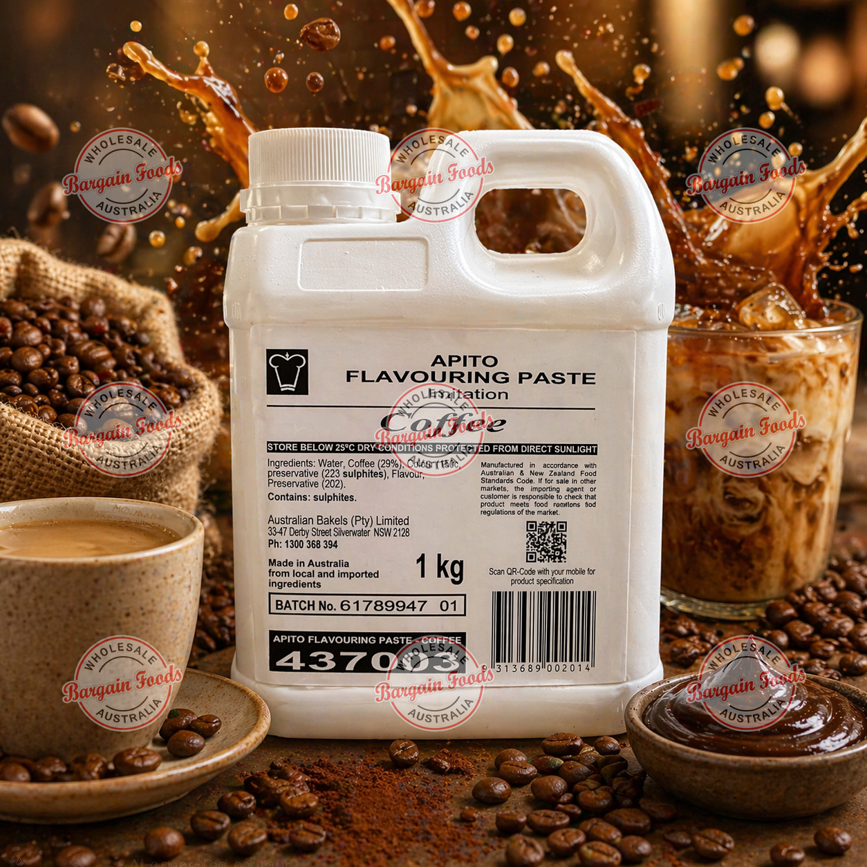 Bakels Coffee Flavouring Paste - 1kg