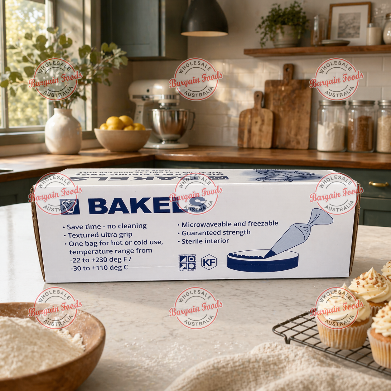 Bakels 21" Piping Bags - x72pcs