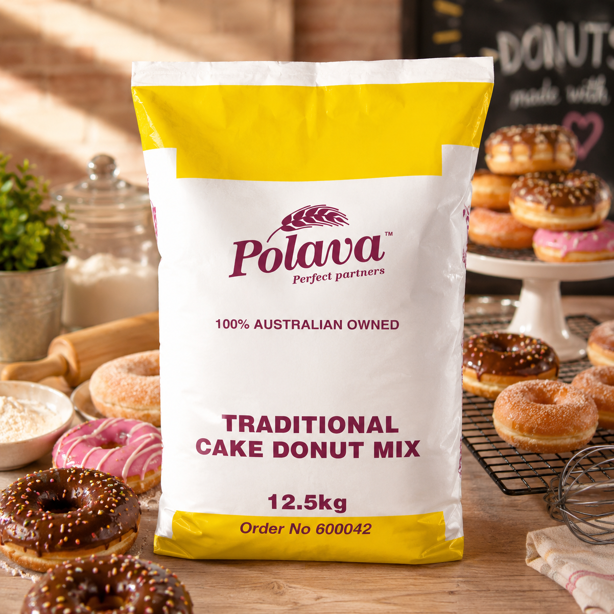 Polava Traditional Cake Donut Mix - 12.5kg