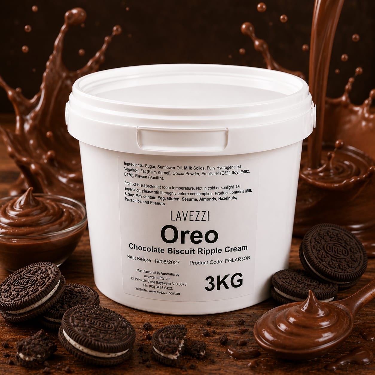 Oreo Ripple Cream - 3kg