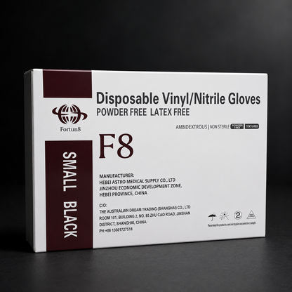 Black Nitrile Gloves Box - 10 x 100 (BULK)