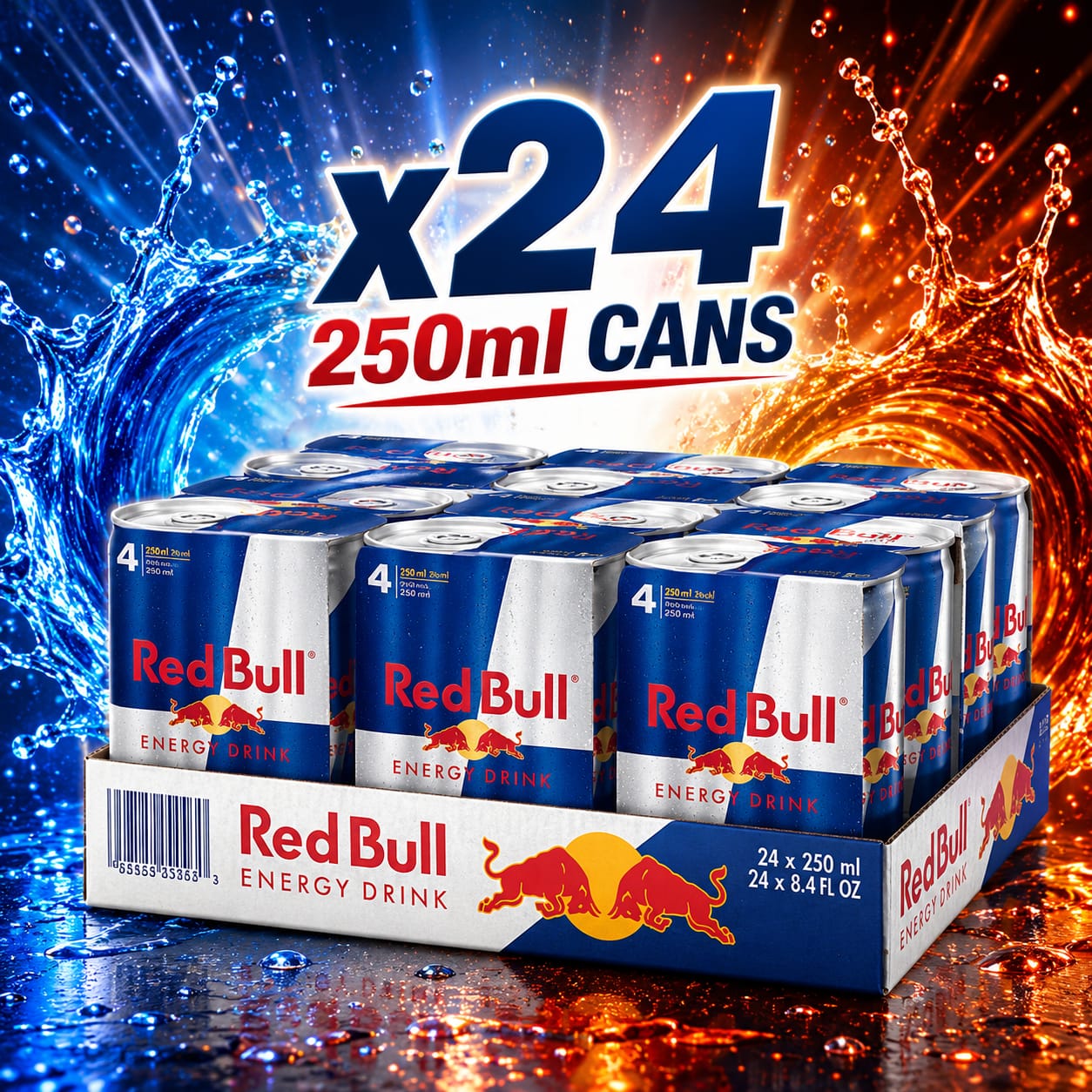 Redbull Energy Drink - 250ml x24 (BULK)