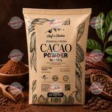 Chefs Choice Organically Grown 10-12% Cacao Powder - 25kg
