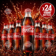 Coca Cola Plastic Bottles - 600ml x24 (BULK)