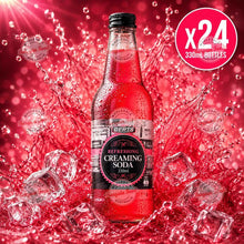 Berts Soda Glass Bottles Creaming Soda - 330ml x24 (BULK)