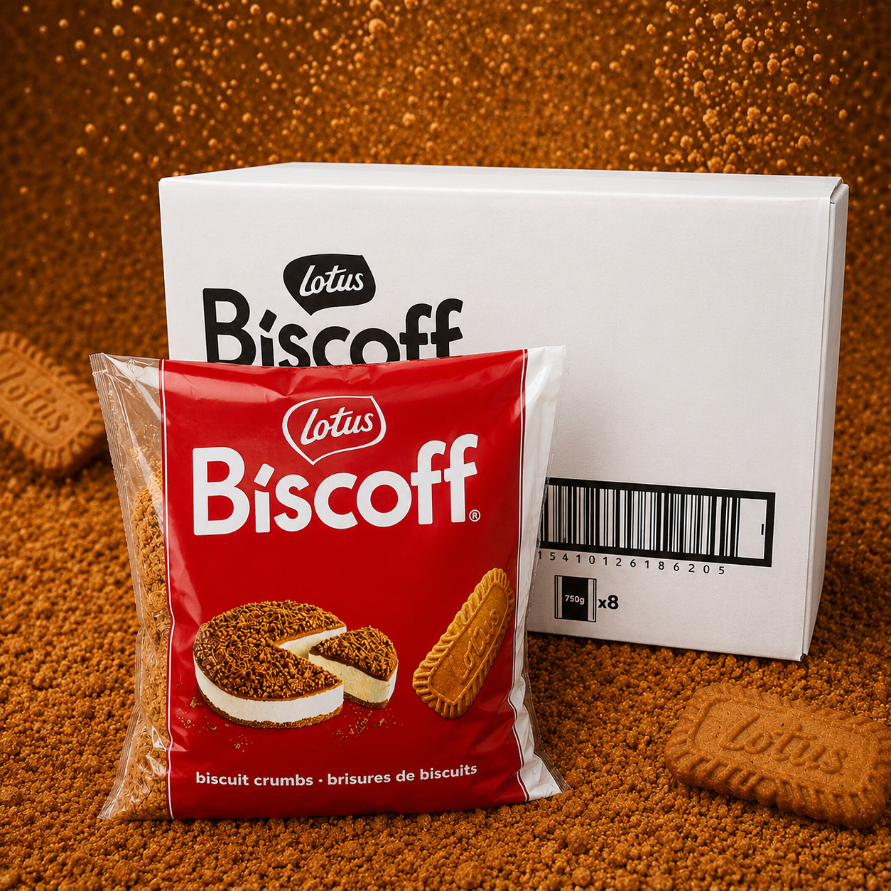 Biscoff Crumbs - 750g x8 (BULK)