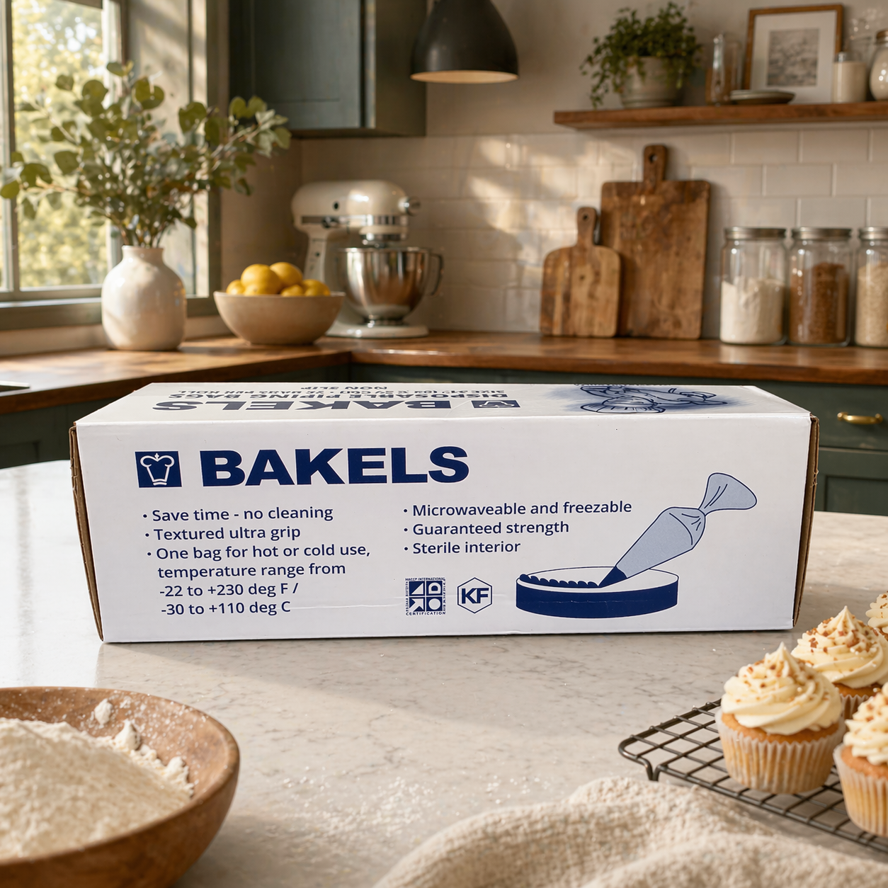 Bakels 21" Piping Bags - x72pcs