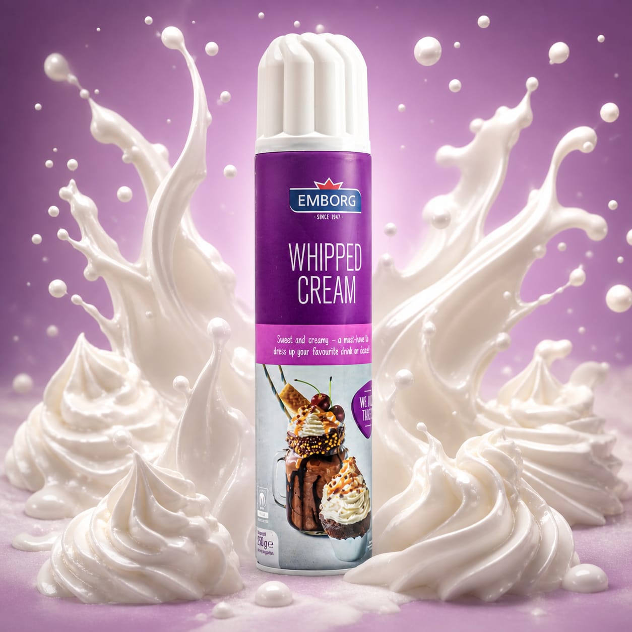 Emborg Belgium Whipped Cream - 500g