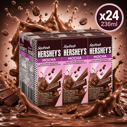Soy Fresh Hershey's Flavoured Soya Milk - 236ml x24 (BULK)