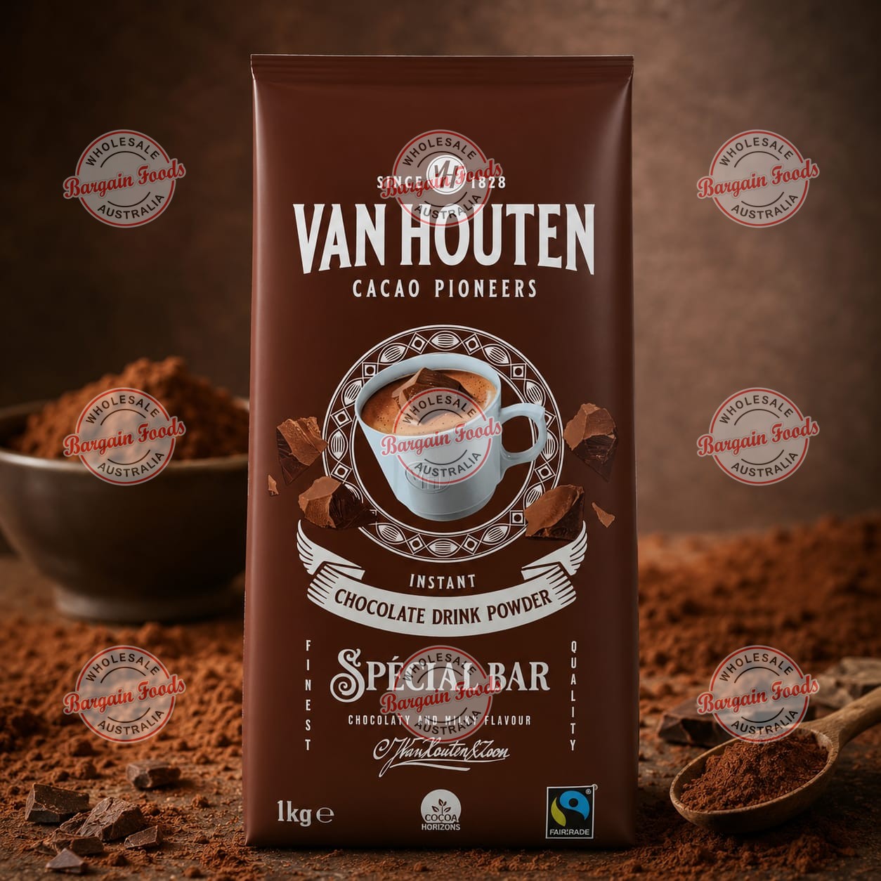 Van Houten Chocolate Powder Drink Special Bar - 1kg