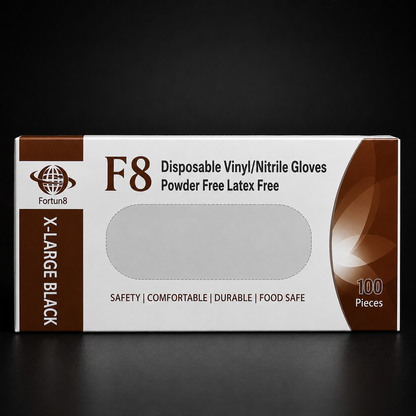 Black Nitrile Gloves Sleeve