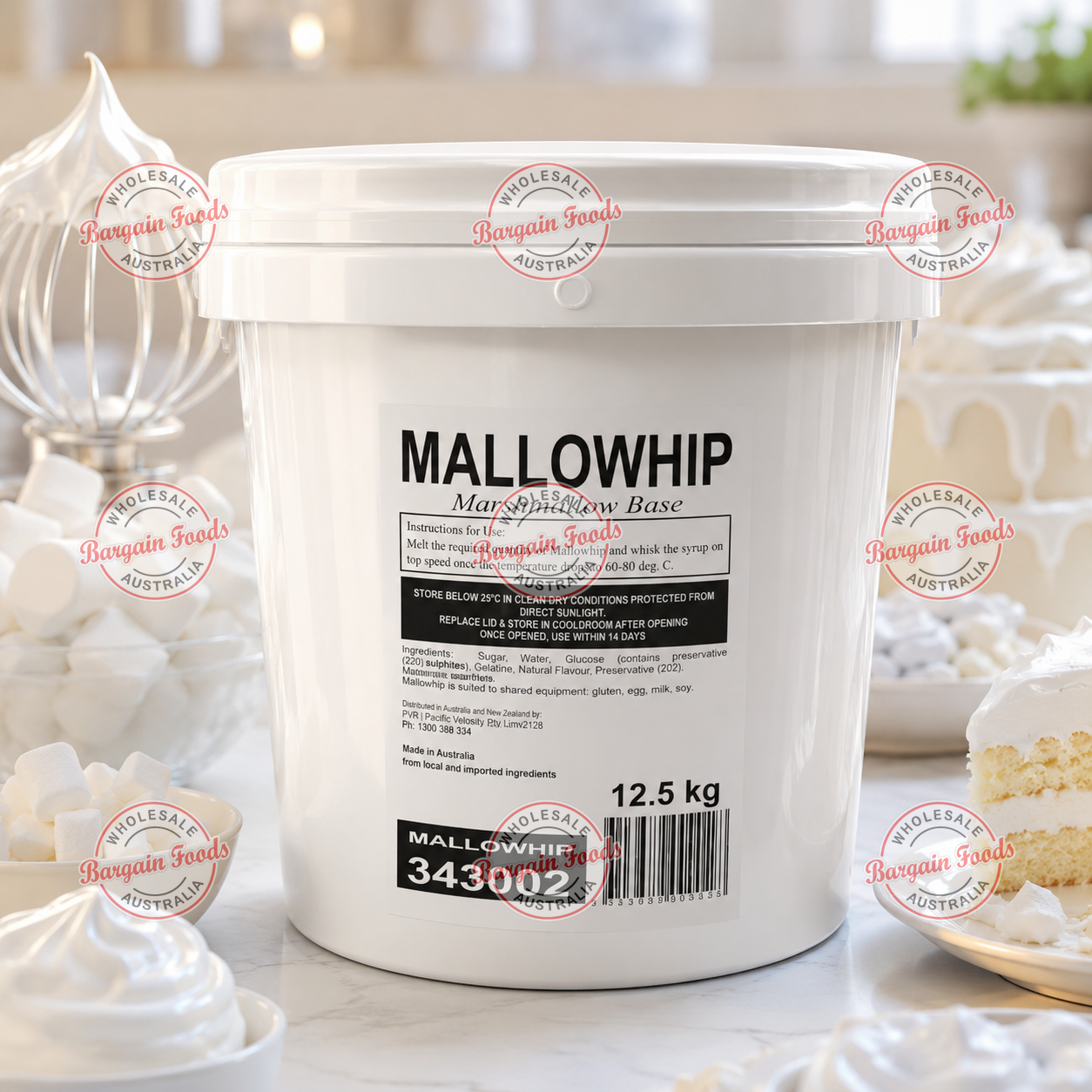 Bakels Marshmallow Whip - 12.5kg