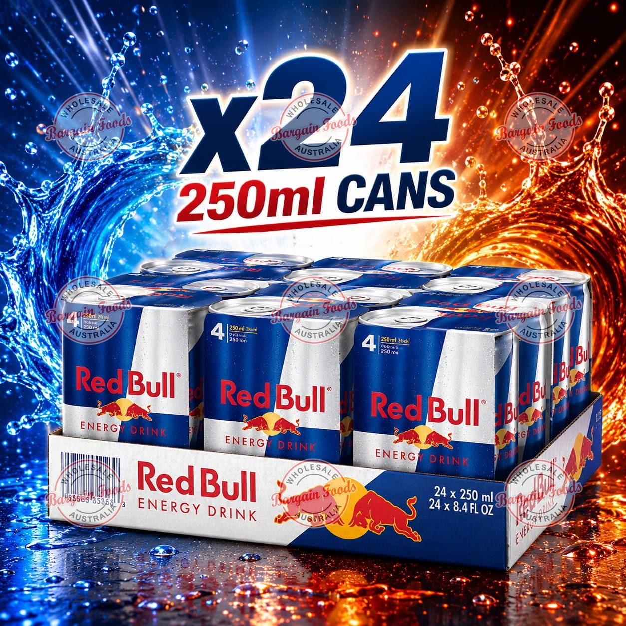 Redbull Energy Drink - 250ml x24 (BULK)