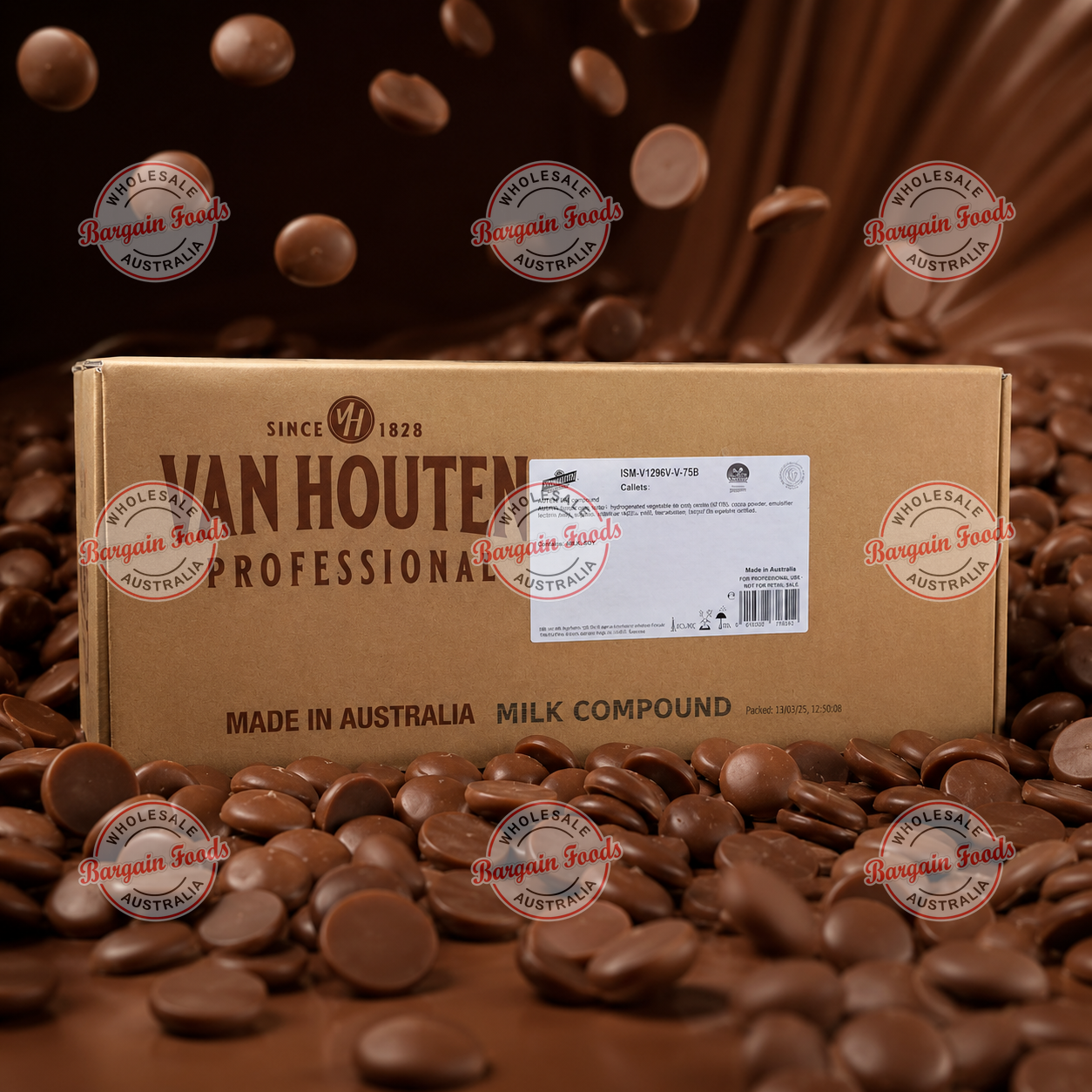 Van Houten Compound Milk Chocolate - 10kg