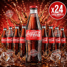 Coca Cola Glass Bottle - 330ml x24 (BULK)