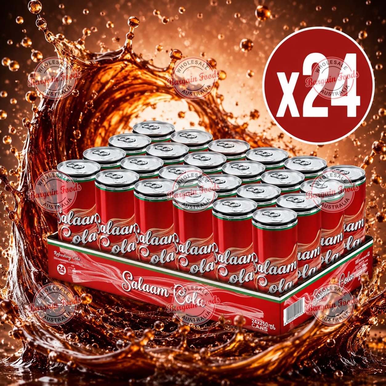 Salaam Cola Drink box - 250ml x24 (BULK)