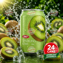 OKF Sparkling Water Drink Box Kiwi - 350ml x24 (BULK)
