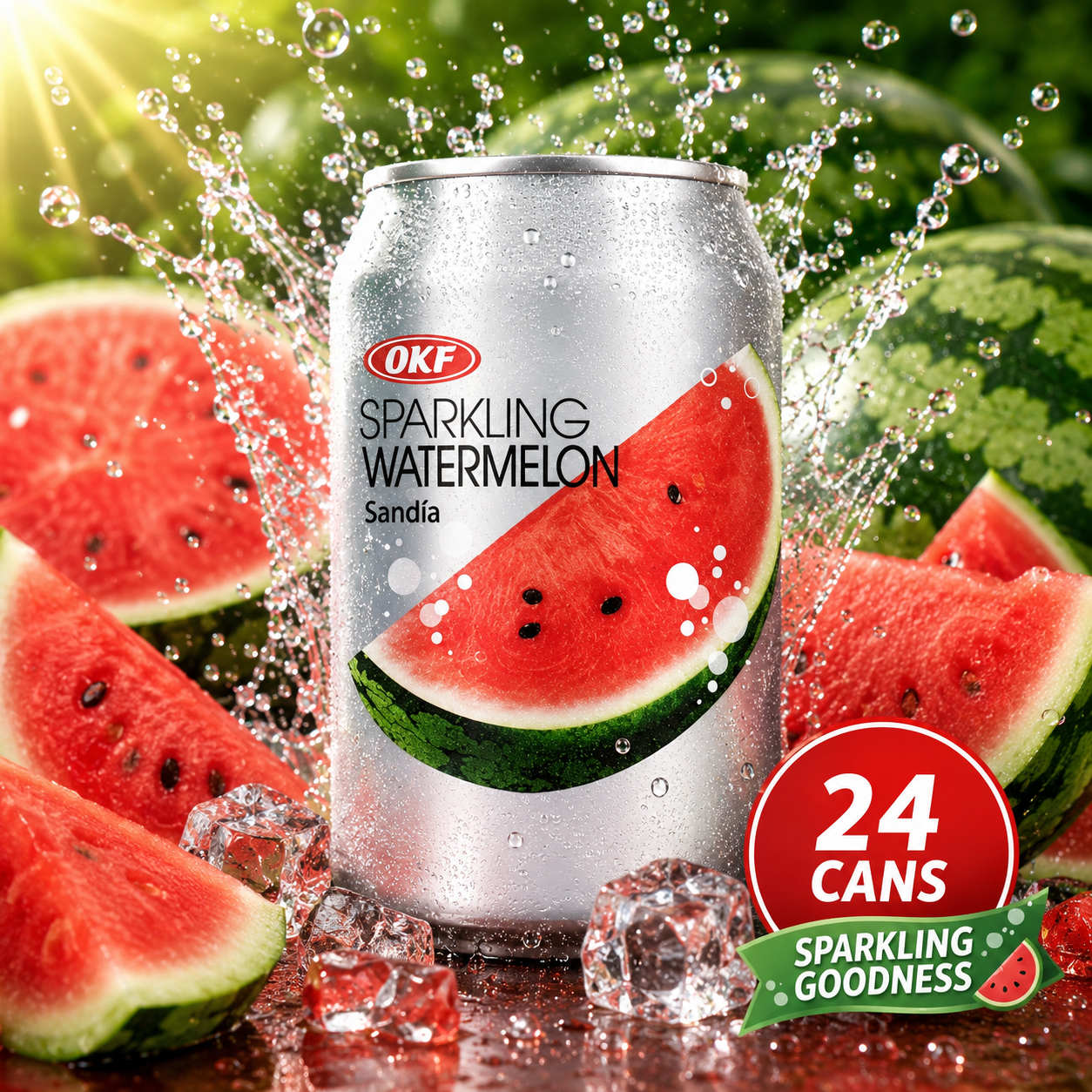 OKF Sparkling Water Drink Box - 350ml x24 (BULK)