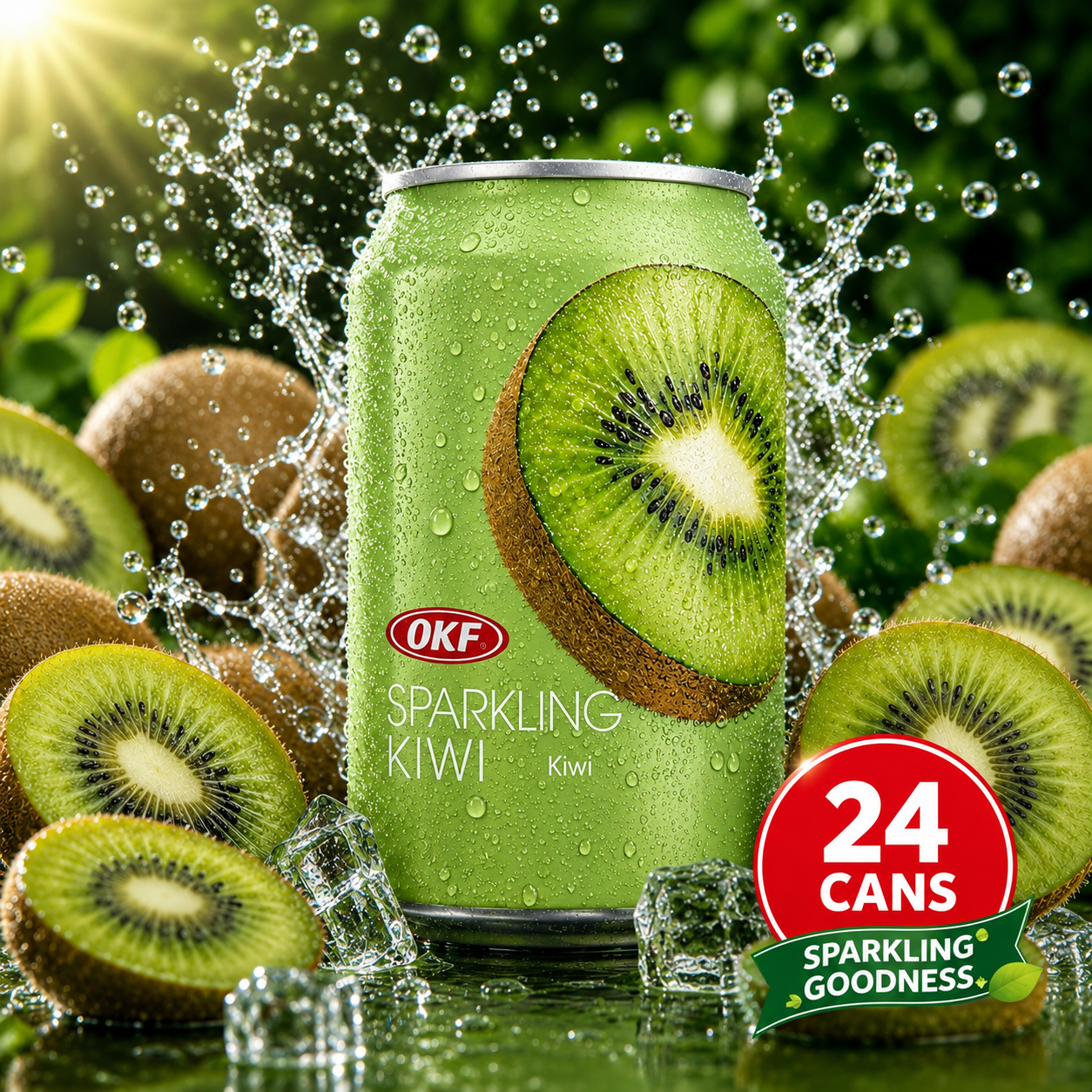 OKF Sparkling Water Drink Box - 350ml x24 (BULK)