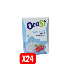 (CLEARANCE) OraSi Plant Based Whipping Cream (Vegan) - 24x 200ml BB 16/03/2026 with 3 month Manufacturer extension