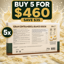 Master Martini Gran Centramerica Compound White Chocolate Buttons - 10kg (BULK BUNDLE OF  x5)