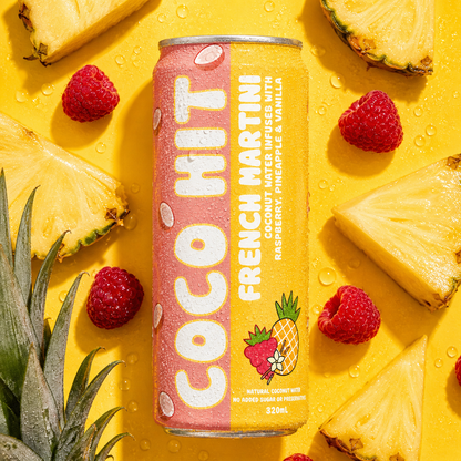 Coco Hit Flavoured Coconut Water - 320ml x12 (BULK)
